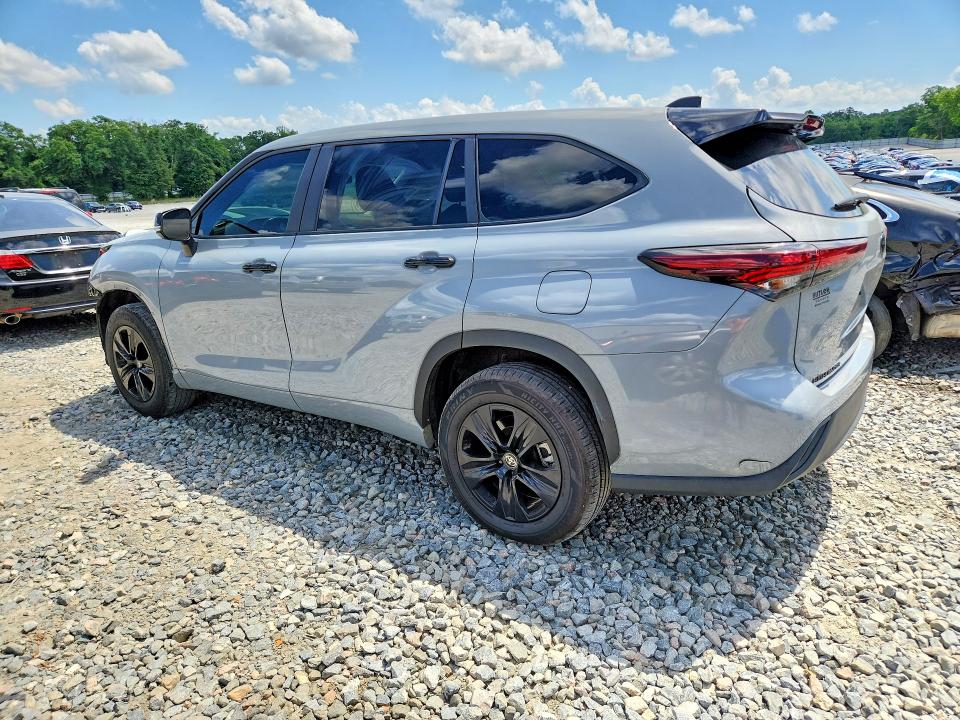 2024 Toyota Highlander VIN 5TDKARAH0RS536925 COPART salvage auction — FRONT END, Ga - Cert Of Title-Salvage, sold $17,100 on 2026-07-02 (photo 2)