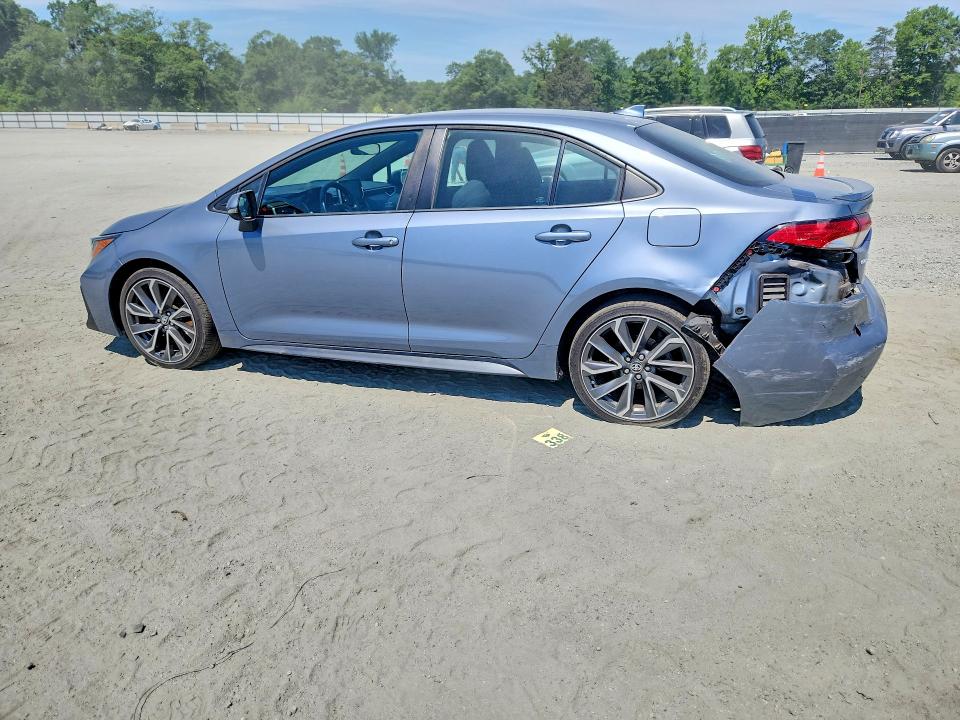 2021 Toyota Corolla VIN 5YFS4MCEXMP094072 COPART salvage auction — REAR END, Sc - Cert Of Title-Salvage, sold $5,200 on 2026-07-27 (photo 2)