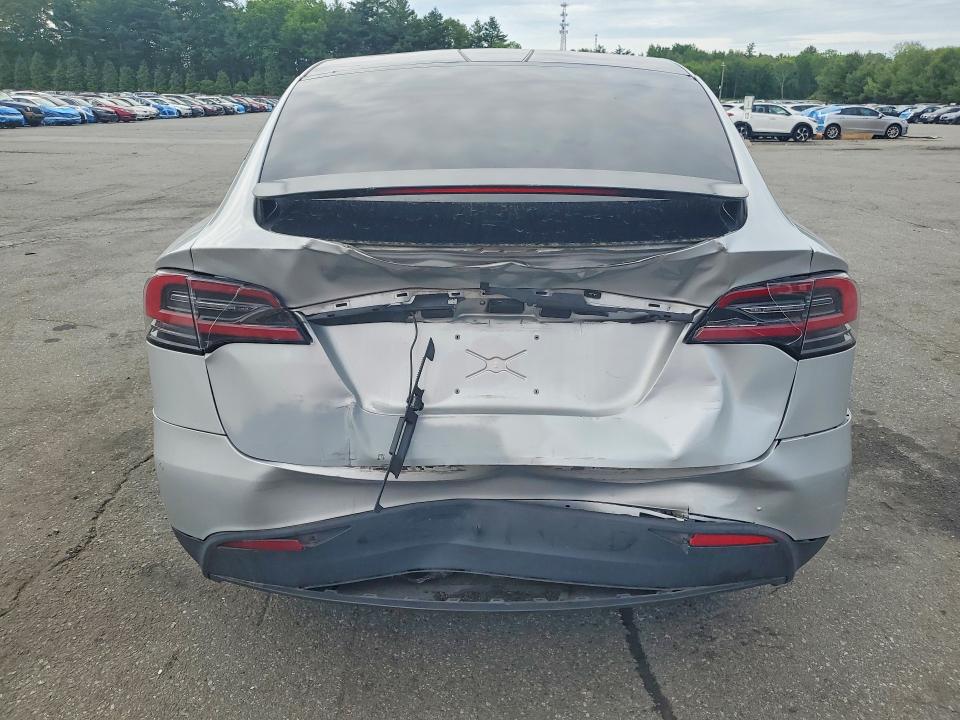 2017 Tesla Model x VIN 5YJXCBE28HF035121 COPART salvage auction — REAR END, Ri - Salvage Certificate Of Title, sold $3,900 on 2026-07-21 (photo 6)