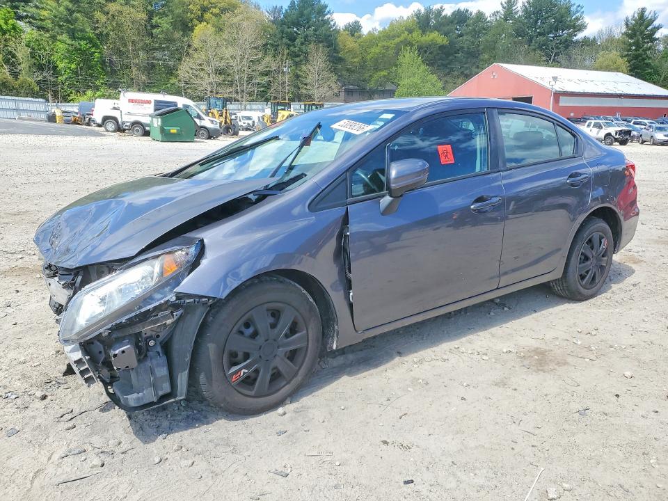 2015 Honda Civic VIN 19XFB2E54FE070282 COPART salvage auction — FRONT END, Ri - Cert Of Title-Reconstructed Sa, sold $1,000 on 2026-07-02 (photo 1)