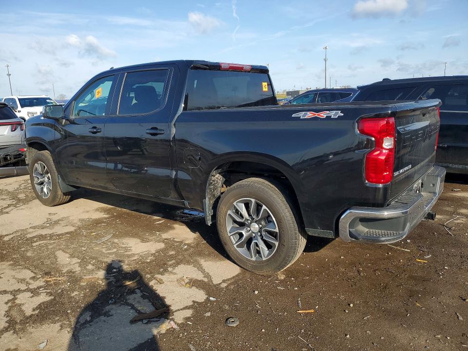 2024 Chevrolet Silverado VIN 1GCPDKEK7RZ215599 COPART salvage auction — FRONT END, Mi - Certificate Of Title, sold $12,400 on 2026-07-31 (photo 2)