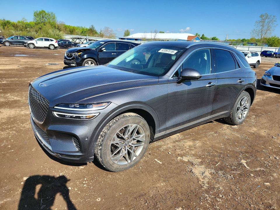 2022 Genesis VIN KMUMADTB0NU067231 COPART salvage auction — SIDE, Oh - Cert Of Title-Salvage, sold $12,500 on 2026-07-16 (photo 1)