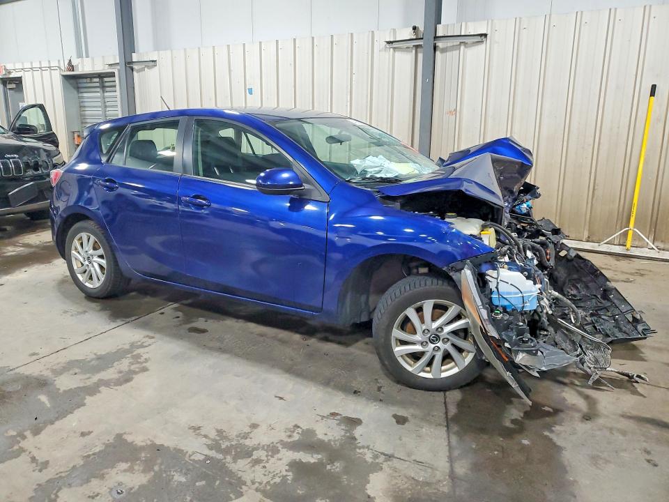 2013 Mazda 3 VIN JM1BL1L71D1709728 COPART salvage auction — FRONT END, Mn - Cert Of Title-Prior Salvage, sold $525 on 2026-07-07 (photo 4)