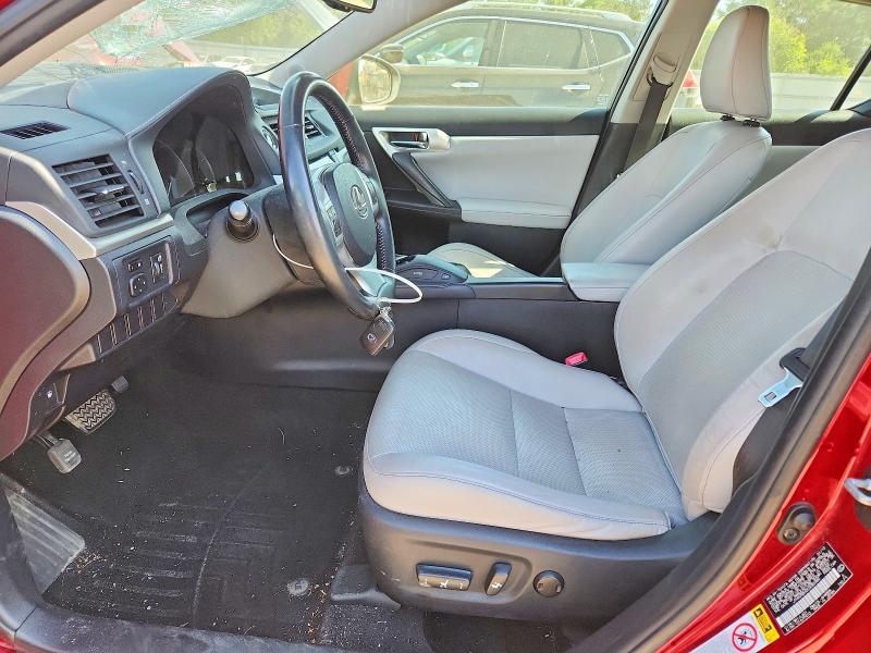 2012 Lexus Ct VIN JTHKD5BH2C2082480 COPART salvage auction — VANDALISM, IL - SALVAGE CERTIFICATE, sold $4,100 on 2026-07-09 (photo 7)
