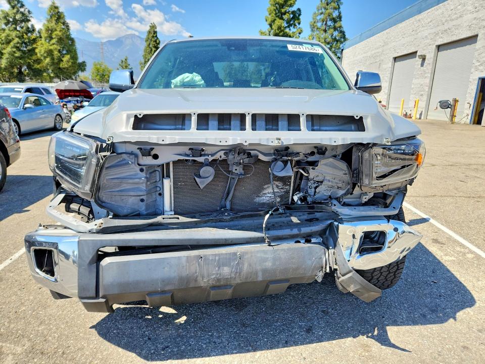 2021 Toyota Tundra VIN 5TFFY5F12MX289296 COPART salvage auction — FRONT END, Ca - Salvage Certificate, sold $12,600 on 2026-07-09 (photo 5)