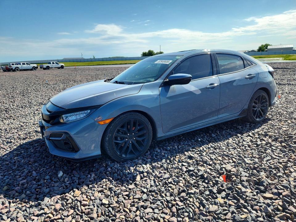 2021 Honda VIN SHHFK7H91MU411512 COPART salvage auction — HAIL, Mo - Salvage Certificate Of Title, sold $8,900 on 2026-07-27 (photo 1)