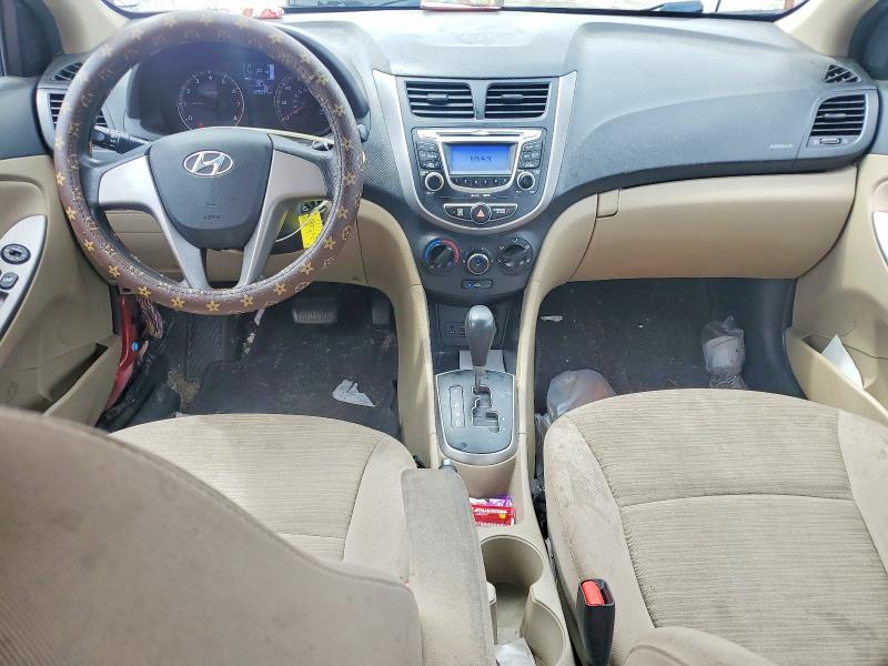 2017 Hyundai Accent VIN KMHCT4AE3HU334318 COPART salvage auction — FRONT END, Nc - Salvage Certificate Of Title, sold $725 on 2026-07-30 (photo 8)