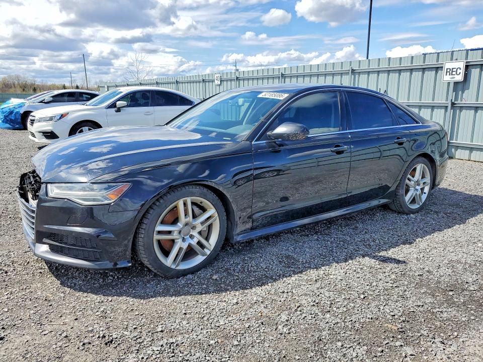2017 Audi A6 VIN WAUH2AFC2HN052441 COPART salvage auction — FRONT END, On - Permit No Brand - Unfit, sold $4,600 on 2026-07-07 (photo 1)