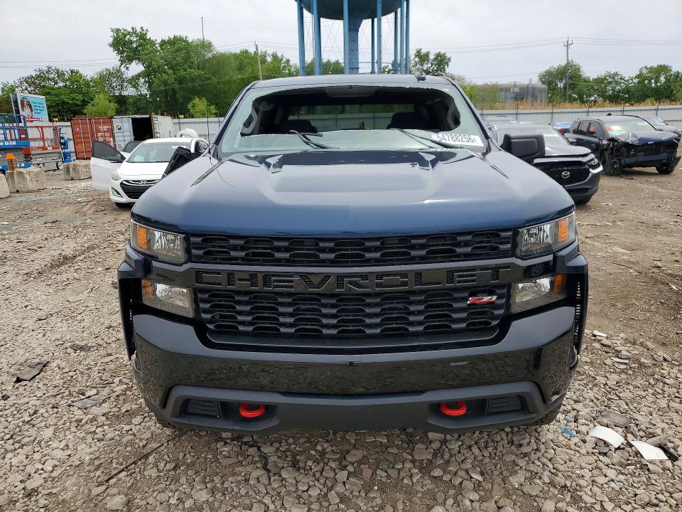 2022 Chevrolet Silverado VIN 3GCPYCEK8NG111918 COPART salvage auction — FRONT END, Il - Salvage Certificate, sold $11,200 on 2026-07-29 (photo 5)