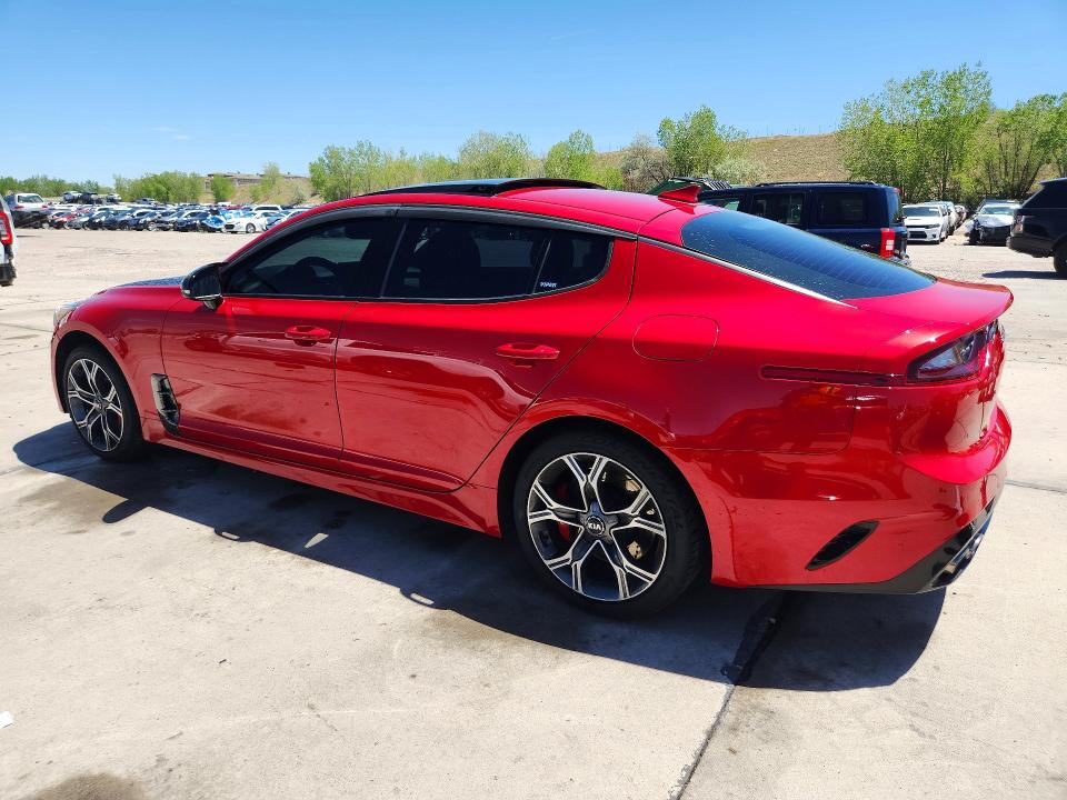 2018 Kia Stinger VIN KNAE55LC1J6018268 COPART salvage auction — FRONT END, Co - Public - Salvage Title, sold $5,200 on 2026-07-27 (photo 2)