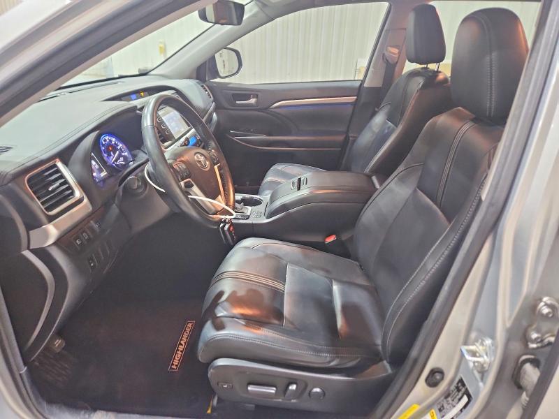 2017 Toyota Highlander VIN 5TDKZRFHXHS520649 COPART salvage auction — HAIL, Ok - Cert Of Title-Salvage, sold $12,100 on 2026-07-15 (photo 7)
