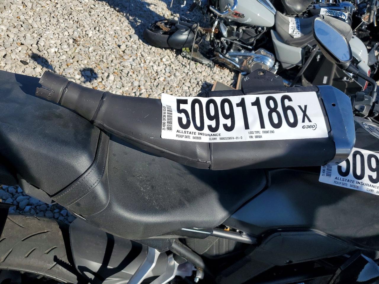 2025 Honda CBF300 VIN MLHNC5554S5500504 COPART salvage auction — Front End, MO - SALVAGE CERTIFICATE OF TITLE, sold $1,100 on 2026-06-25 (photo 9)