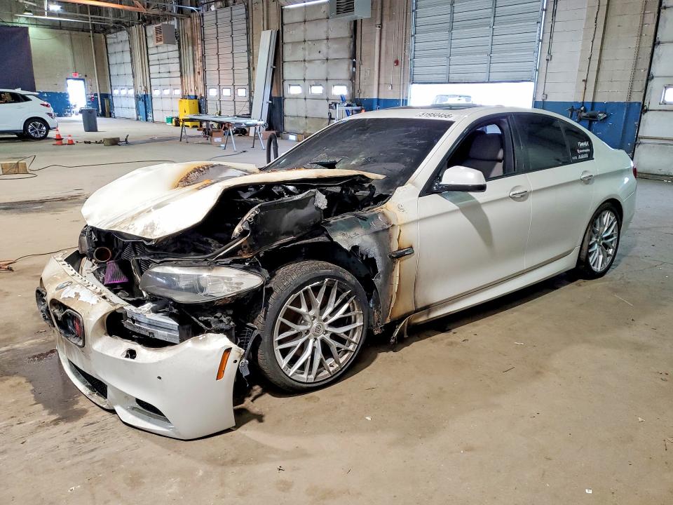 2012 BMW 5 series VIN WBAFU9C59CC788190 COPART salvage auction — Burn Engine, MI - CERTIFICATE OF TITLE, sold $375 on 2026-07-24 (photo 1)