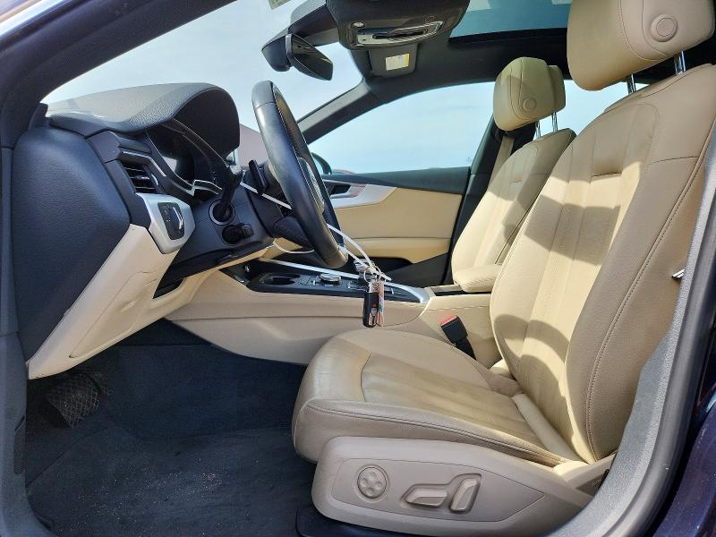 2018 Audi A5 VIN WAUBNCF51JA062000 COPART salvage auction — FRONT END, Ny - Mv-907A Salvage Certificate, sold $8,100 on 2026-07-06 (photo 7)