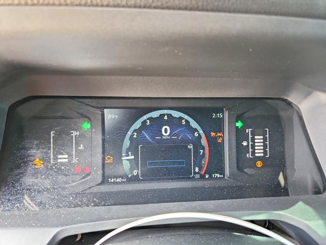 2025 Toyota Tacoma VIN 3TYKD5HN1ST020028 COPART salvage auction — Front End, TX - SALVAGE VEHICLE TITLE, sold $16,900 on 2026-07-03 (photo 9)