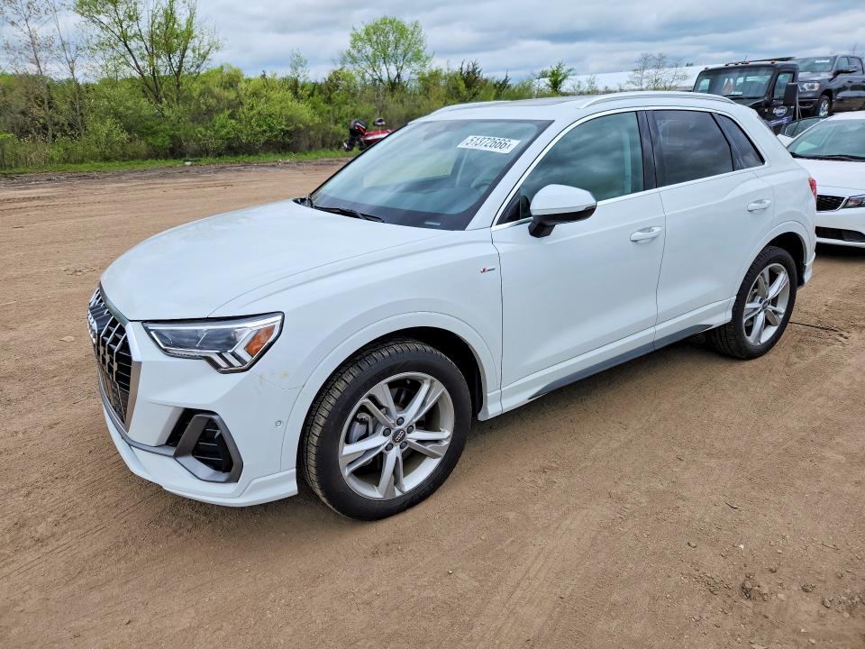 2021 Audi VIN WA1EECF3XM1002519 COPART salvage auction — HAIL, Oh - Cert Of Title-Salvage, sold $10,800 on 2026-07-13 (photo 1)