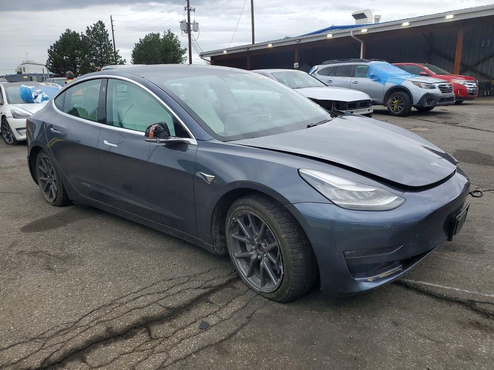 2020 Tesla Model 3 VIN 5YJ3E1EBXLF639071 COPART salvage auction — FRONT END, Co - Public - Salvage Title, sold $7,600 on 2026-07-21 (photo 4)