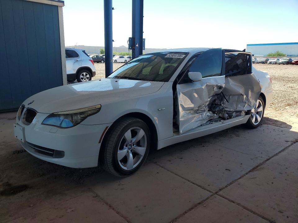 2008 BMW 5 series VIN WBANU53558CT19562 COPART salvage auction — SIDE, Az - Cert Of Title - Salvage, sold $300 on 2026-07-07 (photo 1)