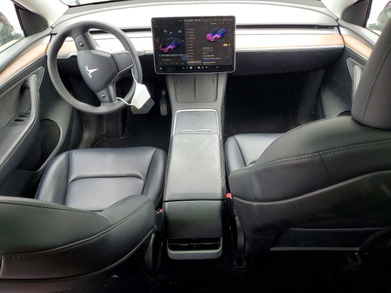 2024 Tesla Model y VIN 7SAYGDEE6RF159293 COPART salvage auction — FRONT END, Ca - Salvage Certificate, sold $10,700 on 2026-07-27 (photo 8)