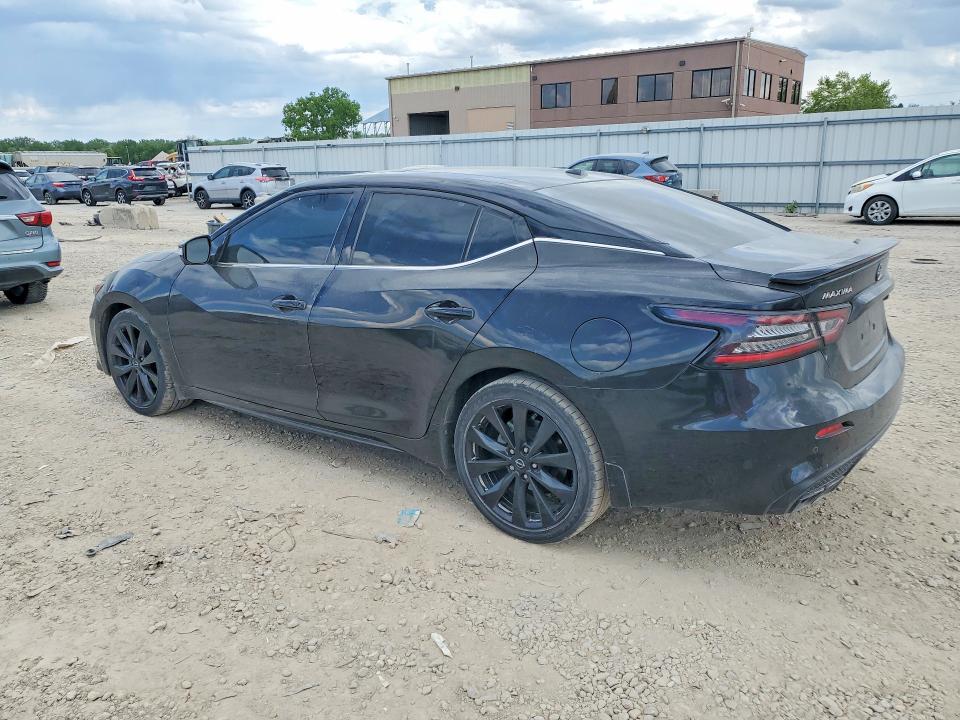 2023 Nissan Maxima VIN 1N4AA6EV1PC504970 COPART salvage auction — HAIL, Ks - Cert Of Title-Salvage, sold $12,100 on 2026-07-09 (photo 2)