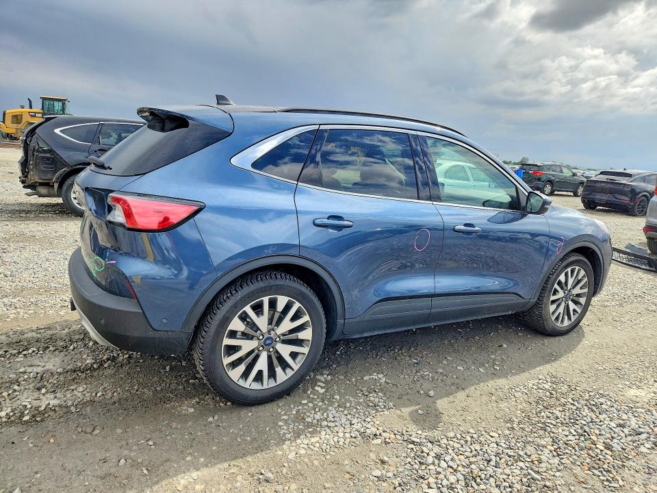 2020 Ford Escape VIN 1FMCU9J93LUC41028 COPART salvage auction — REAR END, Co - Salvage Title, sold $8,600 on 2026-07-02 (photo 3)