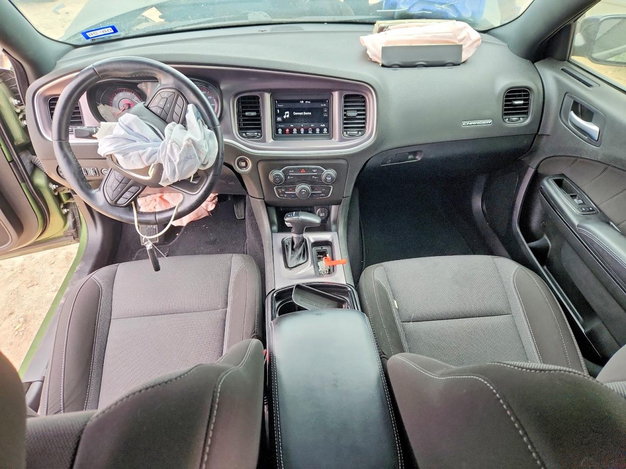 2021 Dodge Charger VIN 2C3CDXBG7MH619883 COPART salvage auction — Front End, TX - SALVAGE VEHICLE TITLE, sold $2,550 on 2026-06-25 (photo 8)