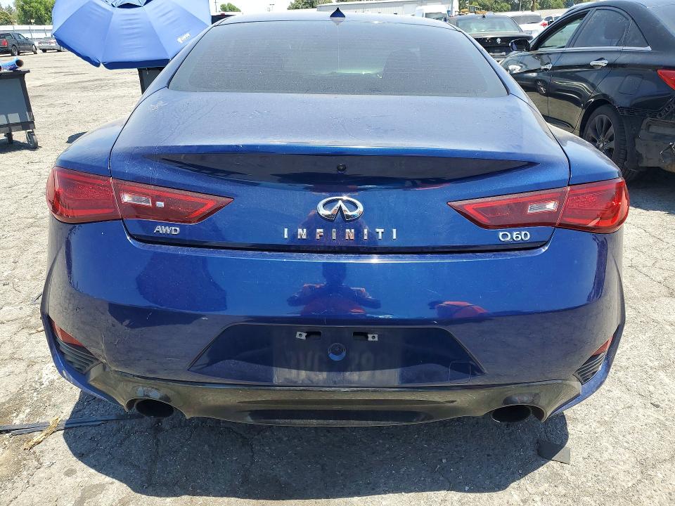 2017 Infiniti VIN JN1EV7EL0HM551989 COPART salvage auction — FRONT END, Ca - Salvage Certificate, sold $2,900 on 2026-07-06 (photo 6)