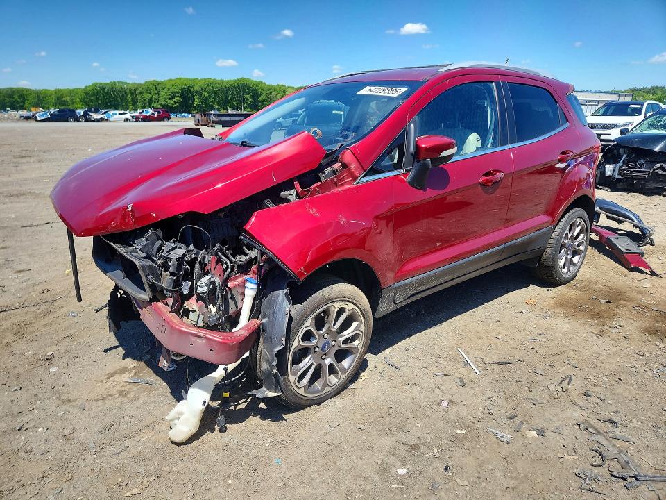 2018 Ford Ecosport VIN MAJ6P1WL1JC209315 COPART salvage auction — FRONT END, Ma - Cert Of Title-Salvage, sold $475 on 2026-07-08 (photo 1)