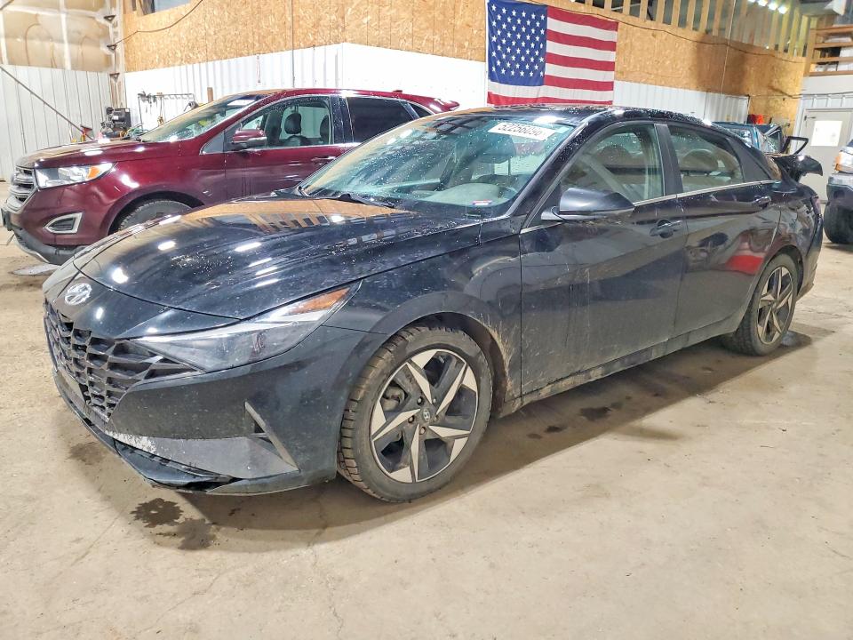 2022 Hyundai Elantra VIN KMHLN4AJ0NU013856 COPART salvage auction — REAR END, AK - BILL OF SALE- SALVAGE, sold $4,000 on 2026-07-14 (photo 1)