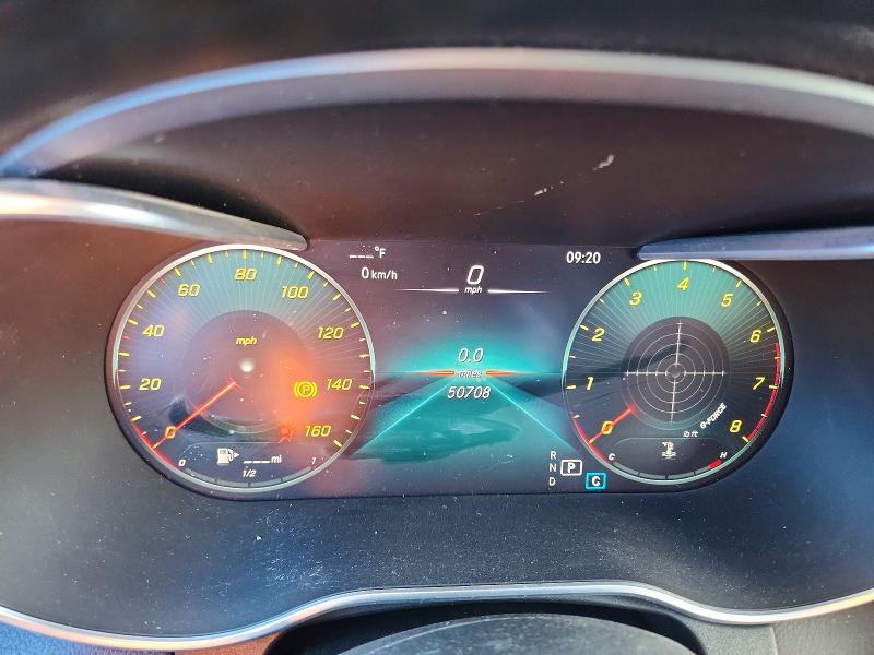 2020 Mercedes-benz Glc VIN WDC0G8EBXLF709597 COPART salvage auction — FRONT END, Nm - Cert Of Title-Salvage, sold $3,750 on 2026-07-30 (photo 9)