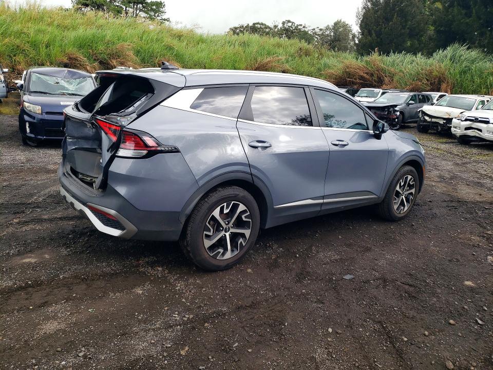 2023 Kia Sportage VIN 5XYK3CAF3PG009509 COPART salvage auction — REAR END, Hi - Certificate Of Salvage, sold $4,350 on 2026-07-06 (photo 3)