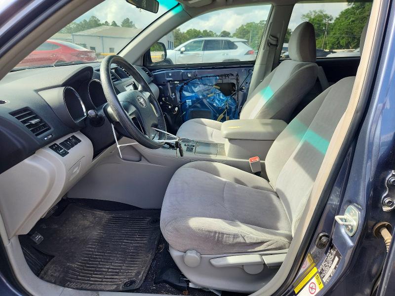 2012 Toyota Highlander VIN 5TDZK3EH0CS060945 COPART salvage auction — FRONT END, MS - CERT OF TITLE-SALVAGED, sold $1,600 on 2026-07-06 (photo 7)