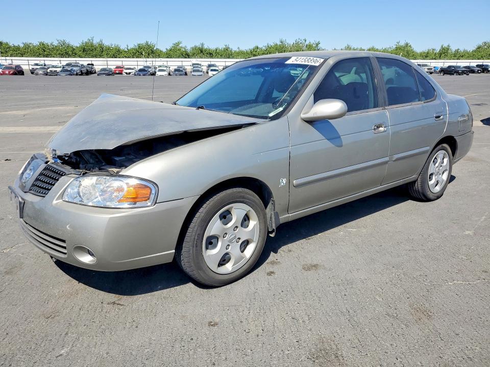 2004 Nissan Sentra VIN 3N1CB51D14L917840 COPART salvage auction — FRONT END, Ca - Salvage Certificate, sold $600 on 2026-07-02 (photo 1)