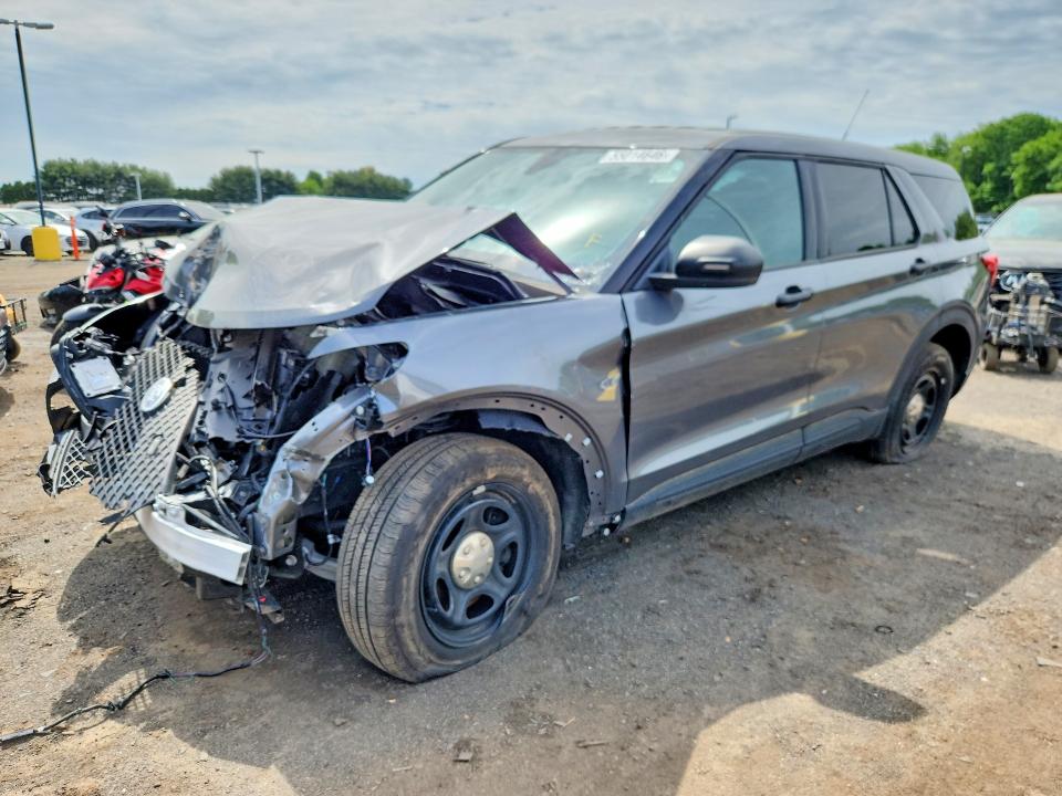2023 Ford Explorer VIN 1FM5K8AB7PGC07786 COPART salvage auction — FRONT END, Ct - Certificate Of Title (P), sold $3,700 on 2026-07-02 (photo 1)