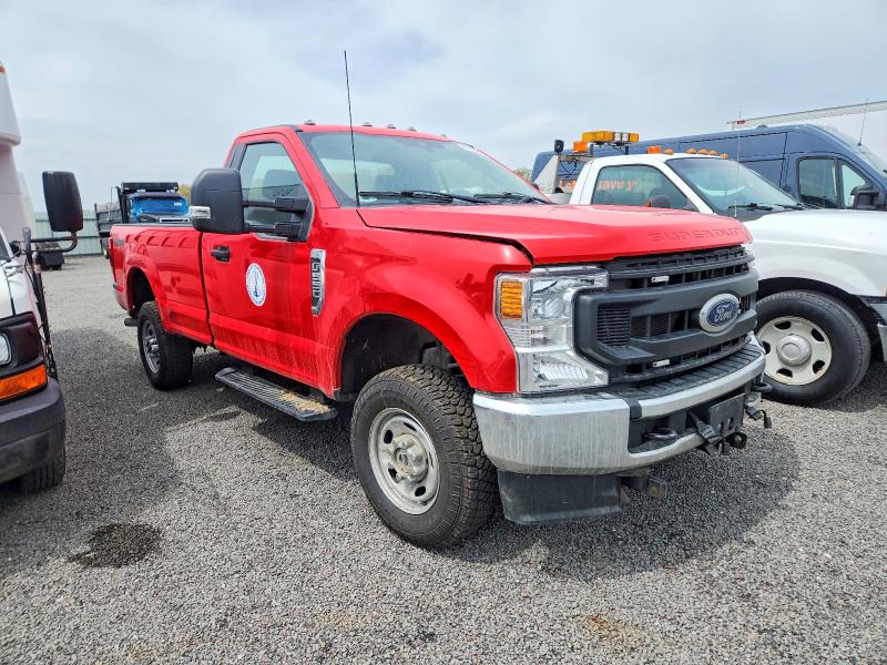2022 Ford F-350 super duty VIN 1FTRF3B61NEF37396 COPART salvage auction — ENGINE BURN, CT - SALVAGE CERTIFICATE OF ORIGIN, sold $8,200 on 2026-07-21 (photo 1)