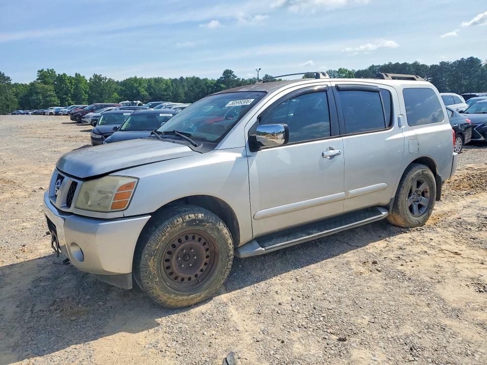 2005 Nissan Armada VIN 5N1AA08B55N715983 COPART salvage auction — MECHANICAL, Al - Certificate Of Title (P), sold $1,200 on 2026-07-03 (photo 1)