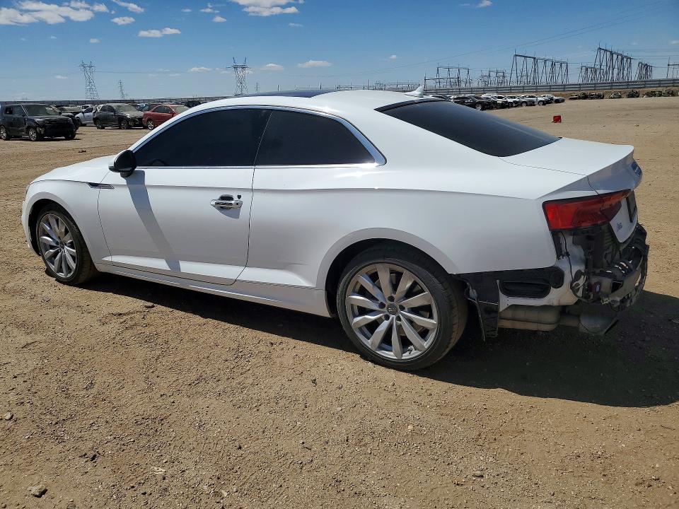 2018 Audi A5 VIN WAUNNAF5XJA000659 COPART salvage auction — REAR END, Ca - Salvage Certificate, sold $6,600 on 2026-07-06 (photo 2)