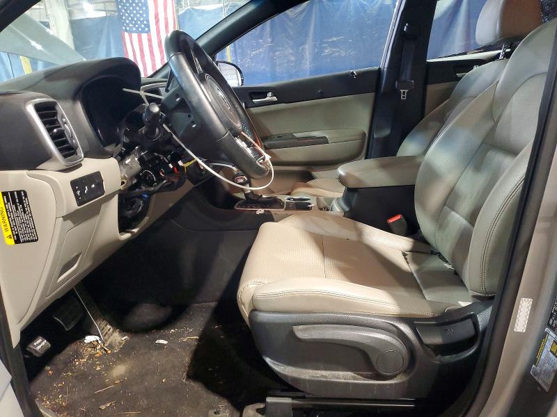 2020 Kia Sportage VIN KNDP63AC2L7787634 COPART salvage auction — VANDALISM, Mi - Certificate Of Title, sold $425 on 2026-07-21 (photo 7)