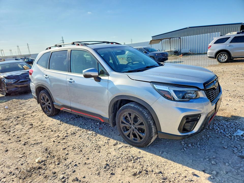 2021 Subaru Forester VIN JF2SKARC0MH499218 COPART salvage auction — REAR END, Tx - Salvage Vehicle Title, sold $5,000 on 2026-07-17 (photo 4)