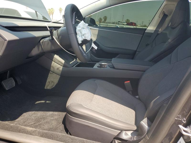 2025 Tesla Model 3 VIN 5YJ3E1EAXSF139532 COPART salvage auction — FRONT END, Ca - Salvage Certificate, sold $200 on 2026-07-23 (photo 7)