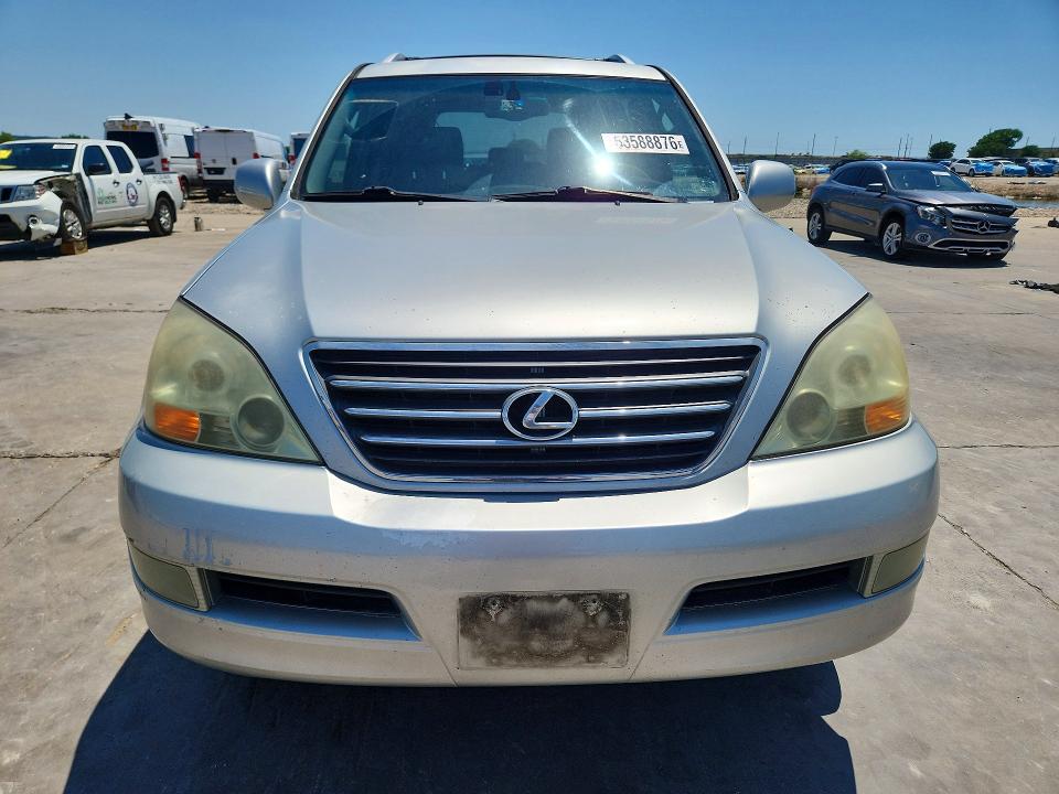 2005 Lexus Gx VIN JTJBT20X350077295 COPART salvage auction — REAR END, Tx - Salvage Vehicle Title, sold $5,400 on 2026-07-20 (photo 5)