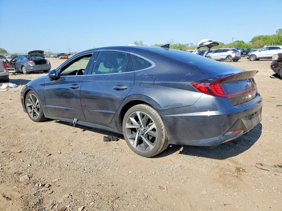 2021 Hyundai Sonata VIN 5NPEJ4J24MH118037 COPART salvage auction — FRONT END, Il - Salvage Certificate, sold $5,300 on 2026-07-31 (photo 2)