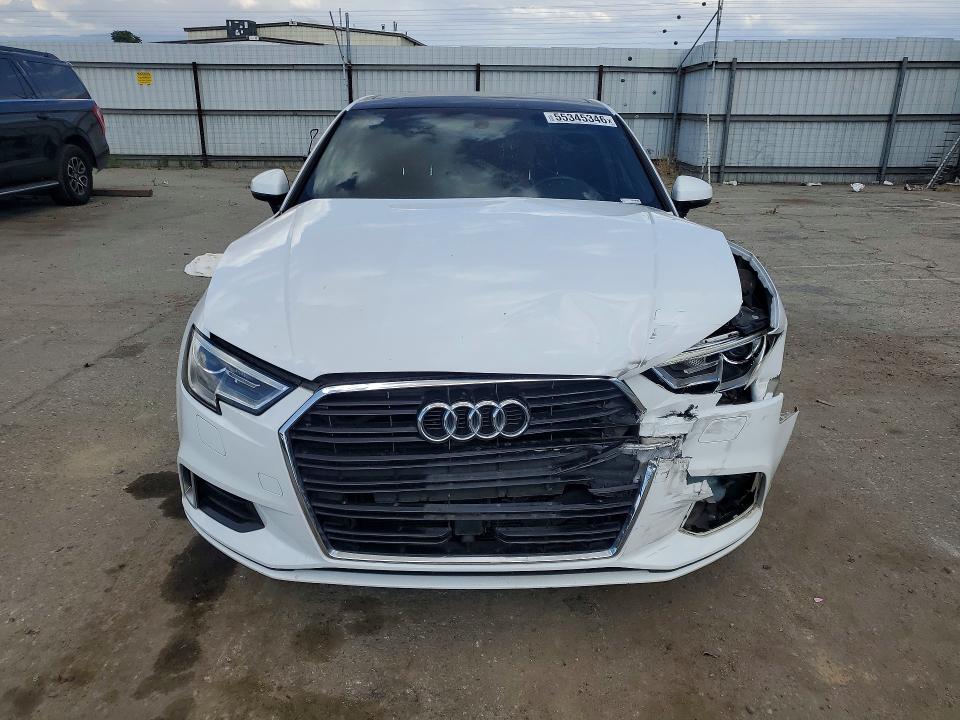 2018 Audi A3 VIN WAUAUGFF8J1038789 COPART salvage auction — FRONT END, Ca - Salvage Certificate, sold $2,350 on 2026-07-06 (photo 5)