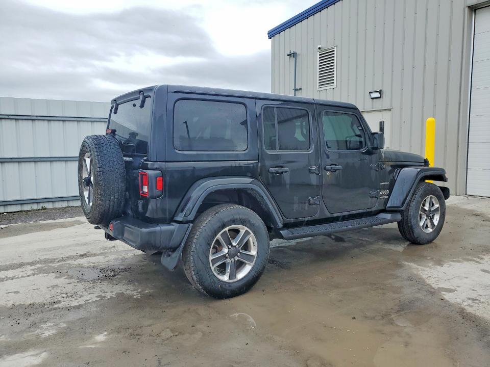 2022 Jeep Wrangler unlimited VIN 1C4HJXEG8NW199544 COPART salvage auction — MINOR DENT/SCRATCHES, On - Permit No Brand - Unfit (P), sold $25,500 on 2026-07-03 (photo 3)