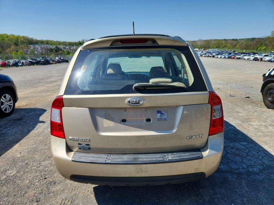 2008 Kia Rondo VIN KNAFG526587164302 COPART salvage auction — FRONT END, Pa - Certificate Of Salvage, sold $600 on 2026-07-17 (photo 6)