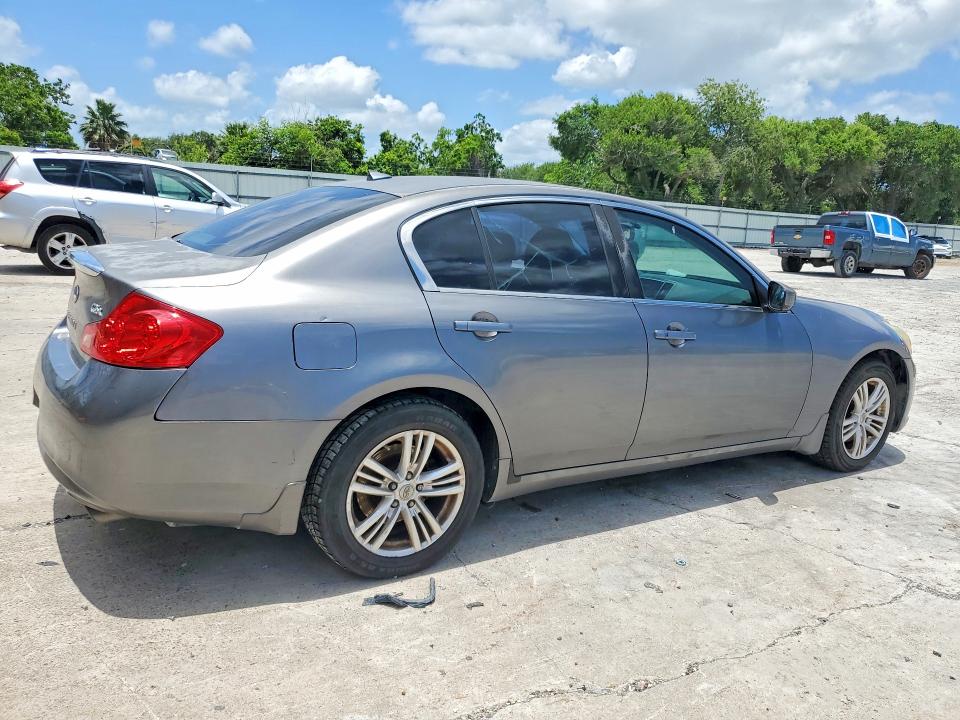 2012 Infiniti VIN JN1DV6AR1CM862257 COPART salvage auction — MECHANICAL, Tx - Salvage Vehicle Title, sold $175 on 2026-07-07 (photo 3)