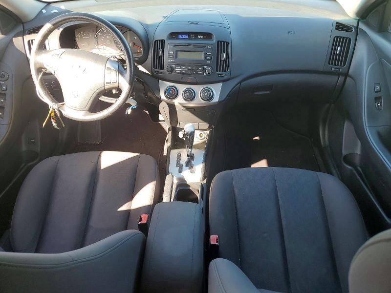 2010 Hyundai Elantra VIN KMHDU4AD2AU172616 COPART salvage auction — VANDALISM, Ca - Salvage Certificate, sold $900 on 2026-07-17 (photo 8)