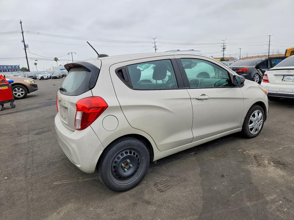 2018 Chevrolet Spark VIN KL8CB6SA3JC433207 COPART salvage auction — FRONT END, Ca - Salvage Certificate, sold $1,750 on 2026-07-08 (photo 3)