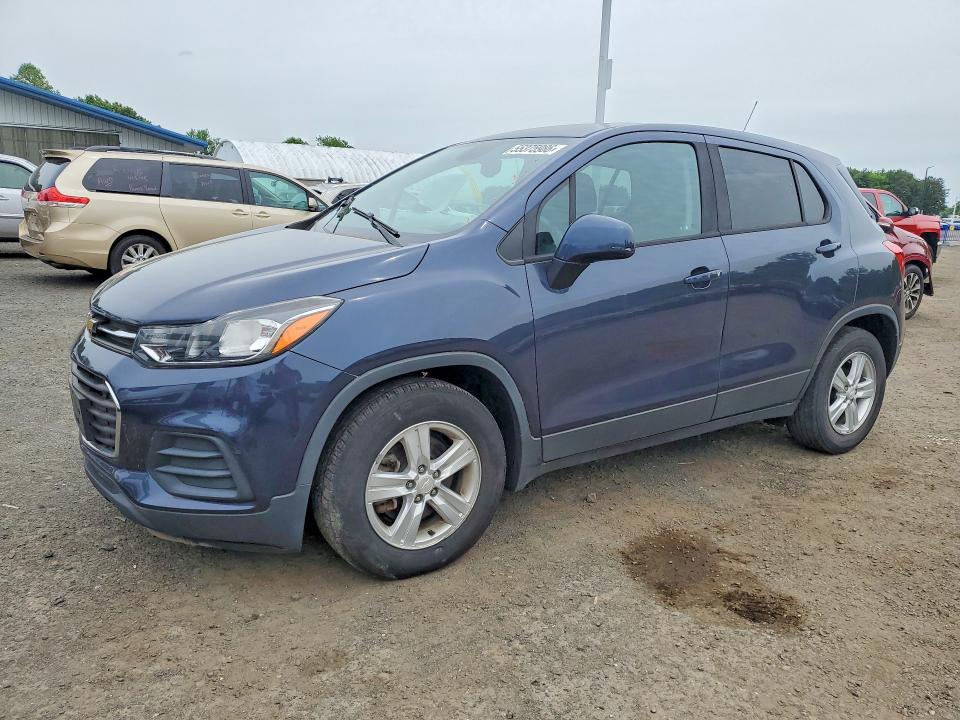 2019 Chevrolet Trax VIN 3GNCJKSB8KL193760 COPART salvage auction — MINOR DENT/SCRATCHES, Ct - Certificate Of Title, sold $3,150 on 2026-07-09 (photo 1)
