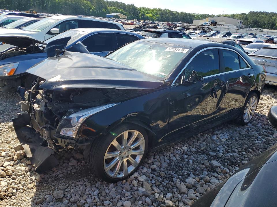 2014 Cadillac Ats VIN 1G6AB5RX7E0168546 COPART salvage auction — FRONT END, Ms - Cert Of Title-Salvaged, sold $425 on 2026-07-10 (photo 1)